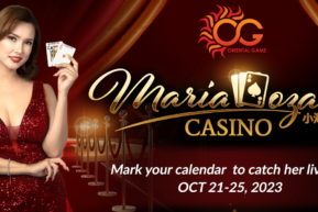 Catch Maria Ozawa play's live casino at Oriental Gaming tables